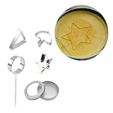 Maxbell 6 PCS Squid Game Cookie Cutters Tool Set Vary Shapes Mold Cake Biscuit Mold