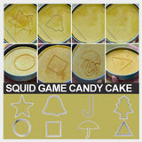 Maxbell Squid Game Cookie Cutters Biscuit Cutters Tool Set Sugar Cake Mold Pentagram