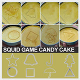 Maxbell Squid Game Cookie Cutters Biscuit Cutters Tool Set Sugar Cake Mold Bell