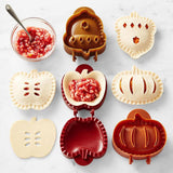 Maxbell Mini Fall Hand Pie Molds, Hallowee Pocket Pie Mold Christmas Baking Apple