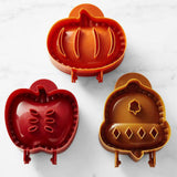 Maxbell Mini Fall Hand Pie Molds, Hallowee Pocket Pie Mold Christmas Baking Apple