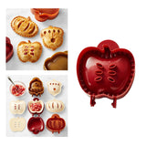 Maxbell Mini Fall Hand Pie Molds, Hallowee Pocket Pie Mold Christmas Baking Apple