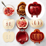 Maxbell Mini Fall Hand Pie Molds, Hallowee Pocket Pie Mold Christmas Baking Apple
