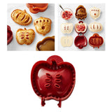 Maxbell Mini Fall Hand Pie Molds, Hallowee Pocket Pie Mold Christmas Baking Apple