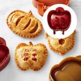 Maxbell Mini Fall Hand Pie Molds, Hallowee Pocket Pie Mold Christmas Baking Apple