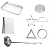 Maxbell 1 Set Sugar Pie Cutter Mould Cake Frame Molding Tool for Baking
