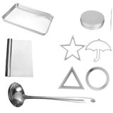 Maxbell 1 Set Sugar Pie Cutter Mould Cake Frame Molding Tool for Baking