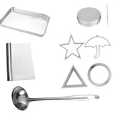 Maxbell 1 Set Sugar Pie Cutter Mould Cake Frame Molding Tool for Baking