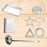 Maxbell 1 Set Sugar Pie Cutter Mould Cake Frame Molding Tool for Baking