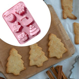 Maxbell Christmas Cake Baking Molds Chocolate Mould DIY Decoration Tools style 1