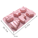 Maxbell Christmas Cake Baking Molds Chocolate Mould DIY Decoration Tools style 1