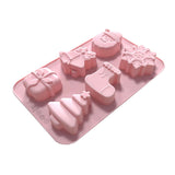 Maxbell Christmas Cake Baking Molds Chocolate Mould DIY Decoration Tools style 1