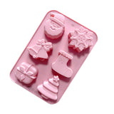 Maxbell Christmas Cake Baking Molds Chocolate Mould DIY Decoration Tools style 1