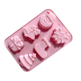 Maxbell Christmas Cake Baking Molds Chocolate Mould DIY Decoration Tools style 1