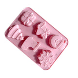 Maxbell Christmas Cake Baking Molds Chocolate Mould DIY Decoration Tools style 1
