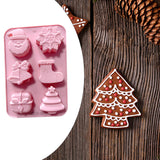Maxbell Christmas Cake Baking Molds Chocolate Mould DIY Decoration Tools style 1