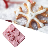 Maxbell Christmas Cake Baking Molds Chocolate Mould DIY Decoration Tools style 2