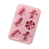 Maxbell Christmas Cake Baking Molds Chocolate Mould DIY Decoration Tools style 2