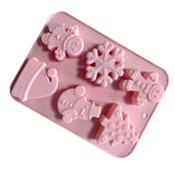 Maxbell Christmas Cake Baking Molds Chocolate Mould DIY Decoration Tools style 2
