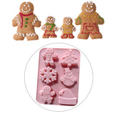 Maxbell Christmas Cake Baking Molds Chocolate Mould DIY Decoration Tools style 2