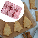Maxbell Christmas Cake Baking Molds Chocolate Mould DIY Decoration Tools style 2