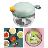 Maxbell Multifunctional Garlic Masher Garlic Puller Garlic Chopper for Nuts Chili Green