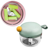Maxbell Multifunctional Garlic Masher Garlic Puller Garlic Chopper for Nuts Chili Green