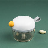 Maxbell Multifunctional Garlic Masher Garlic Puller Garlic Chopper for Nuts Chili White
