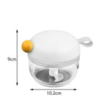 Maxbell Multifunctional Garlic Masher Garlic Puller Garlic Chopper for Nuts Chili White