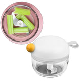 Maxbell Multifunctional Garlic Masher Garlic Puller Garlic Chopper for Nuts Chili White