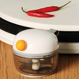 Maxbell Multifunctional Garlic Masher Garlic Puller Garlic Chopper for Nuts Chili White