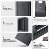 Maxbell Leafless Space Heater Tip Over & Overheat Protection for Desktop Home