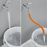 Maxbell 360 Rotary Faucet Extender Bendable Extension Pipe Extension Tube 20cm Orange