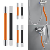 Maxbell 360 Rotary Faucet Extender Bendable Extension Pipe Extension Tube 20cm Orange
