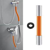 Maxbell 360 Rotary Faucet Extender Bendable Extension Pipe Extension Tube 20cm Orange