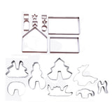 Maxbell 18 Pieces Christmas Cookie Cutters Stainless Steel Biscuit Cutters
