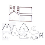 Maxbell 18 Pieces Christmas Cookie Cutters Stainless Steel Biscuit Cutters