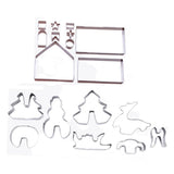 Maxbell 18 Pieces Christmas Cookie Cutters Stainless Steel Biscuit Cutters
