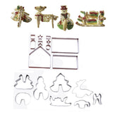 Maxbell 18 Pieces Christmas Cookie Cutters Stainless Steel Biscuit Cutters