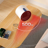 Maxbell Space Heater 500W Efficient Energy Saving Small Hot for Desk Room Indoor