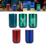 Maxbell Beer Bottle Opener Push Down Magnetic Lid Catcher Drinks for Fathers Bar Red
