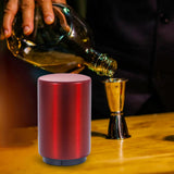 Maxbell Beer Bottle Opener Push Down Magnetic Lid Catcher Drinks for Fathers Bar Red