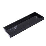 Maxbell Nordic Bathroom Tray Rectangle Resin for Home Hotel Dresser Countertop