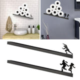 Maxbell Toilet Paper Holder Shelf Rack Bathroom Accessories for Tissue Couples