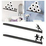 Maxbell Toilet Paper Holder Shelf Rack Bathroom Accessories for Tissue Couples