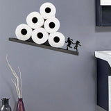 Maxbell Toilet Paper Holder Shelf Rack Bathroom Accessories for Tissue Couples