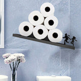 Maxbell Toilet Paper Holder Shelf Rack Bathroom Accessories for Tissue Couples