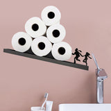 Maxbell Toilet Paper Holder Shelf Rack Bathroom Accessories for Tissue Couples