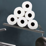 Maxbell Toilet Paper Holder Shelf Rack Bathroom Accessories for Tissue Hercules