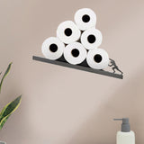 Maxbell Toilet Paper Holder Shelf Rack Bathroom Accessories for Tissue Hercules